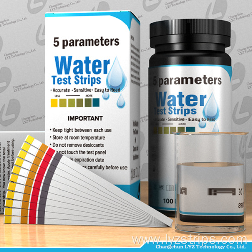 5 parameters aquarium water testing kit